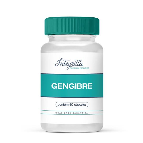 Gengibre 500mg 60 Cápsulas