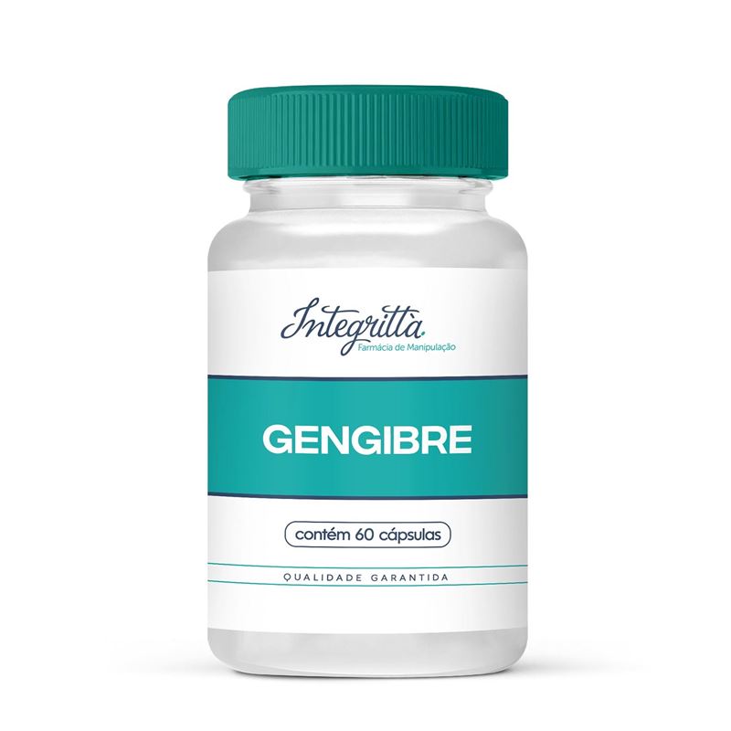 Gengibre 500mg 60 Cápsulas