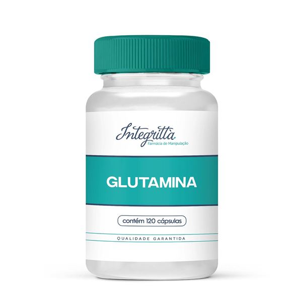 Glutamina 500mg 120 Cápsulas