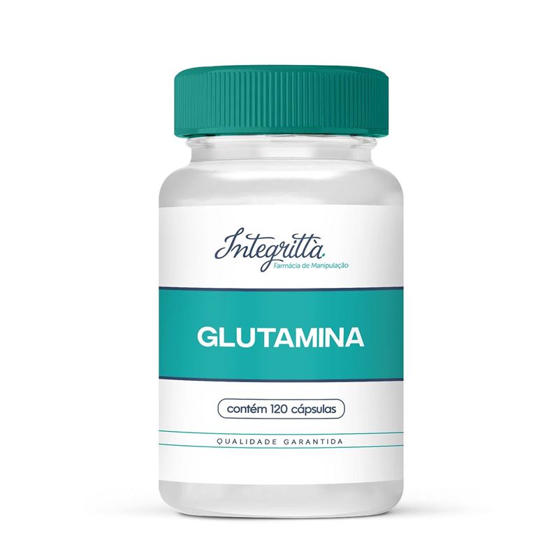 Glutamina 500mg 120 Cápsulas